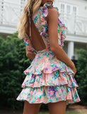 Cute Sleeveless Cake Skirt Dress