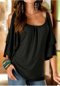 Ladies Round Neck Summer Shirt