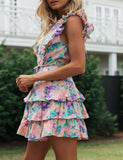 Cute Sleeveless Cake Skirt Dress