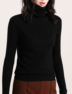 black turtlenecks weater women