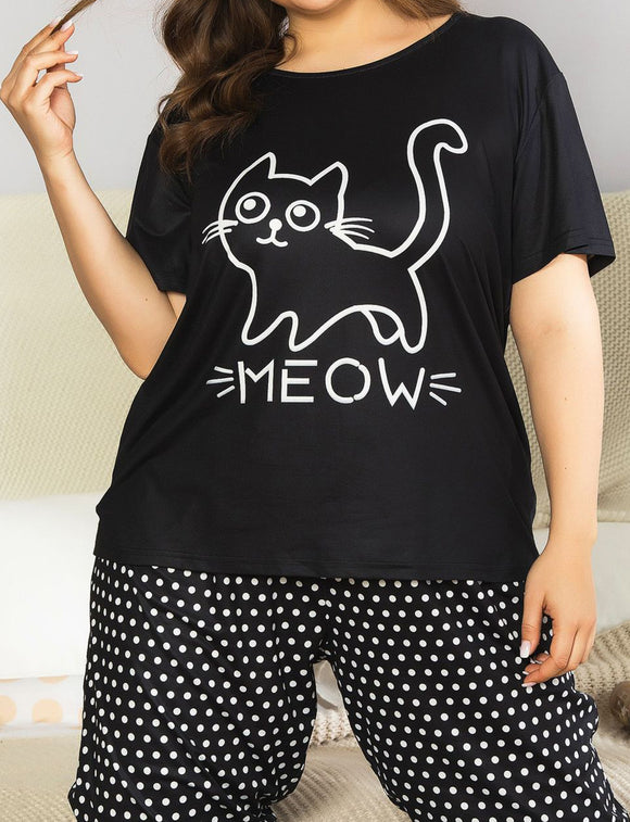 Black cat pyjamas new arrivals