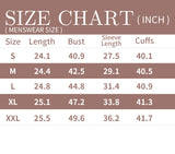 men size chart