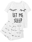 Women's Pajamas Set, Cute Pattern Summer Wear 2